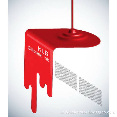High performance silicone screen printing inks for silicone rubber